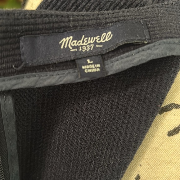 Madewell Gallerist Ponte V-Neck Sleeveless Dress - Picture 4 of 4